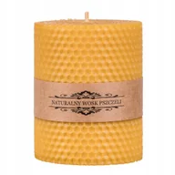 Świece - Świeca z węzy pszczelej W-8/10 - miniaturka - grafika 1