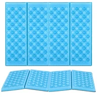 Karimaty - Mata piankowa do siedzenia 28x40x1 cm karimata składana mata piknikowa niebieska - miniaturka - grafika 1