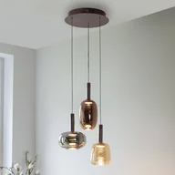 Lampy sufitowe - Lampa wisząca LED Paul Neuhaus Irides, Ø 43 cm, kolorowe, szkło - miniaturka - grafika 1