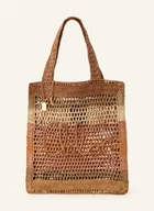 Torebki damskie - Chloé Torba Shopper Z Rafii Summer Banana beige - miniaturka - grafika 1