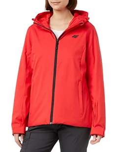 4F Damska kurtka SKI KUDN001 Dżinsy, Red, S damska, Sieć, S - Kurtki damskie - miniaturka - grafika 1