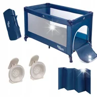 Łóżeczka i kojce - ŁÓŻECZKO TURYSTYCZNE DLA DZIECI SKŁADANE KOJEC + BLOKADA DRZWI PRZESUWNYCH - miniaturka - grafika 1