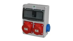 Ospel els Zestaw zasilający MIKO-8M 32A/5P + 16A/5P + 2x230V E901308013 E901308013 - Inne akcesoria elektryczne - miniaturka - grafika 1