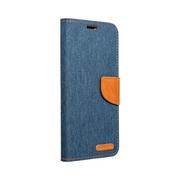 Etui i futerały do telefonów - OEM Kabura Canvas Book Do Xiaomi Redmi 9at / Redmi 9a Granatowy - miniaturka - grafika 1