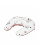 Poduszki do karmienia - Bonjour Rogal bambusowy 50x65cm Romantyczny królik z minky - miniaturka - grafika 1