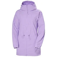 Płaszcze damskie - Helly Hansen W Essence Mid płaszcz przeciwdeszczowy S wrzosowy - miniaturka - grafika 1