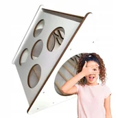 Wyposażenie sportowe i gimnastyczne - Trójkąt wspinaczkowy dla dzieci drewniany GUGI - miniaturka - grafika 1