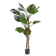 Sztuczne kwiaty - Sztuczna roślina EVERGREEN, Monstera, W 1800 mm, 1 szt. - miniaturka - grafika 1