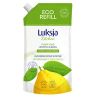 Inne artykuły czyszczące - Płyn do mycia rąk Cytryna & Bazylia refill 400 ml Luksja - miniaturka - grafika 1