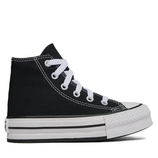 Trampki Converse Chuck Taylor All Star Lift Platform High Top Little Kids 372859C Czarny - Buty dla chłopców - miniaturka - grafika 1