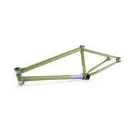 Rowery - Fiend BMX Unisex – dla dorosłych Morrow V4 Frame Green Crack 20,75" BMX - miniaturka - grafika 1