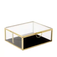 Pudełka i szkatułki - Szkatułka na biżuterię GRAZIA z welurową wyściółką - miniaturka - grafika 1