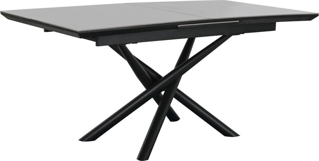 Bigbuy Home Stoły do Jadalni Home ESPRIT Czarny Szary Metal Ceramika 160 x 90 x 76 cm