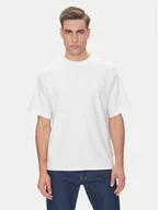 Koszulki męskie - Calvin Klein T-Shirt LV04LC206G Biały Relaxed Fit - miniaturka - grafika 1