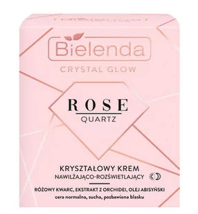 Bielenda Rose Quartz kryształowy krem nawilżająco-rozjaśniający 50 ml - Kremy do twarzy - miniaturka - grafika 1