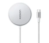 Ładowarki do telefonów - UGREEN Qi2 W703 MagSafe 15W dla urządzeń iOS Biały - miniaturka - grafika 1