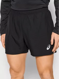 Asics Szorty sportowe Core 5in 2011C336 Czarny Regular Fit - Spodnie sportowe męskie - miniaturka - grafika 1