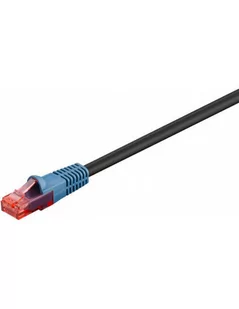 Goobay Kabel Sieciowy RJ45 94391 U/UTP CAT 6 15 m Czarny - Patchcordy - miniaturka - grafika 1
