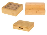 Pojemniki kuchenne - Wenko Bambusowy pojemnik na herbatę/kawę - miniaturka - grafika 1