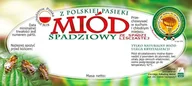 Akcesoria do hodowli zwierząt - Etykiety na Miód ze Spadzi Liściastej (100sz) -E70 - miniaturka - grafika 1