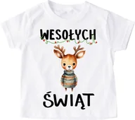 Koszulki dla dziewczynek - Koszulka na mikołajki dla dziecka mug12 - miniaturka - grafika 1