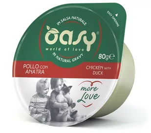 Oasy Oasy Kot More Love Cup Kurczak i kaczka kubek 70g - Mokra karma dla kotów - miniaturka - grafika 1