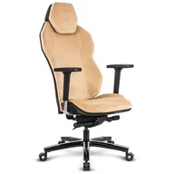 Fotele gamingowe - Fotel QUERSUS ICOS.1.2 Beżowo-czarny - miniaturka - grafika 1