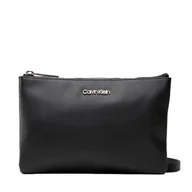 Torebki damskie - Calvin Klein Torebka Ck Must Ew Dbl Cpt Xbody K60K608409 BLK - miniaturka - grafika 1
