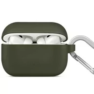 Akcesoria do słuchawek - Etui ochronne na słuchawki UNIQ Vencer do AirPods Pro 2 gen. Silicone zielony/moss green - miniaturka - grafika 1