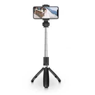 TECH-PROTECT L01S WIRELESS SELFIE STICK TRIPOD BLACK - Selfie stick - miniaturka - grafika 2