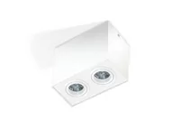 Lampy sufitowe - Azzardo ELOY 2 GM4204 WH LAMPA NATYNKOWA Biały / BIAŁA - miniaturka - grafika 1