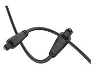 Kable - Kabel audio cyfrowy Toslink ISY IAU-1028 0.75m Czarny - miniaturka - grafika 1