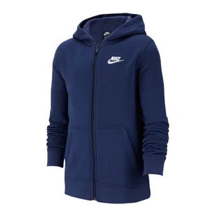 Bluzy dla dziewczynek - Nike, Bluza dziecięca, JR NSW Hoodie Club 410, rozmiar 140 - grafika 1