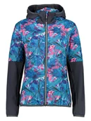 Kurtki i kamizelki sportowe damskie - CMP Kurtka hybrydowa ze wzorem - miniaturka - grafika 1