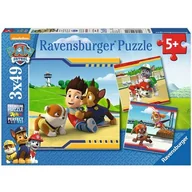 Puzzle - Ravensburger Puzzle Psi Patrol Najlepsi przyjaciele 3x49 el. 093694 - miniaturka - grafika 1