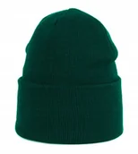 Czapki damskie - Czapka Zimowa Damska Męska Beanie Podwijana Uniwersalna Casualowa Jesienna - miniaturka - grafika 1