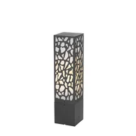 Lampy ogrodowe - QAZQA Nowoczesny słupek zewnętrzny czarny 40 cm IP44 - Nicole - miniaturka - grafika 1