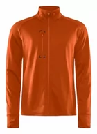 Kurtki męskie - Craft ADV EXPLORE LIGHT MIDLAYER | Midlayer męska kurtka 3XL | Tart | cienki, elastyczny i funkcjonalny materiał | z otworem na kciuk | kurtka sportowa męska | lekka kurtka męska - miniaturka - grafika 1