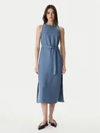 Sukienki - Marella Sukienka letnia Acerbi 2615221091 Granatowy Regular Fit - miniaturka - grafika 1