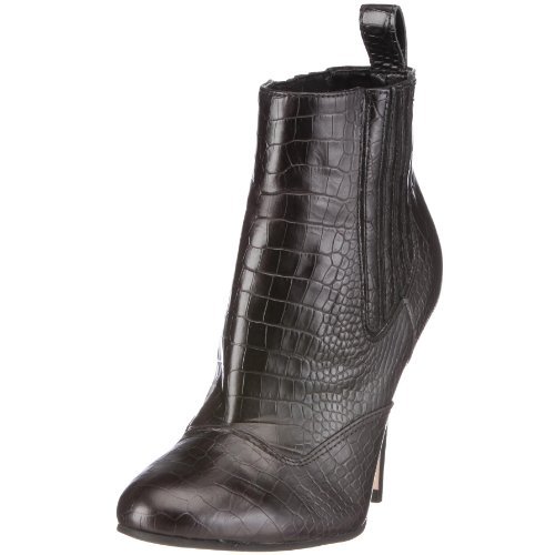 Buffalo London 13726-599 Croco JACA BROWN 01 103370 damskie kozaki, czarny - Czarny Czarny 01-36 EU
