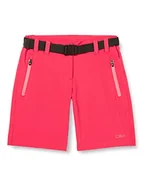 Spodenki damskie - CMP Dziewczęce szorty outdoorowe ze stretchu bermudy, truskawki, 152 cm - miniaturka - grafika 1