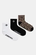 Skarpetki męskie - Converse skarpetki 3-pack męskie kolor biały E1302A-3010 - miniaturka - grafika 1