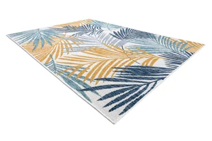 Dywan SZNURKOWY SIZAL COOPER Liście Palmy, tropikalny 22258 ecru / granat wielokolorowy 160x220 cm - Dywany Dywan SZNURKOWY SIZAL COOPER Liście Palmy, tropikalny 22258 ecru / granat wielokolorowy 160x220 cm - Dywany - miniaturka - grafika 1
