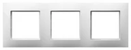 Klawisze i ramki - Ospel Ramka potrójna Biały Aria - R-3U/00 - miniaturka - grafika 1
