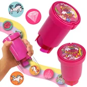 Zabawki kreatywne - Jednorożec Stempelek z naklejkami, naklejki 160 szt - miniaturka - grafika 1