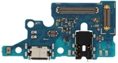 Części serwisowe do telefonów - PŁYTKA ZŁĄCZE ŁADOWANIA MIKROFON SAMSUNG A71 A715 - miniaturka - grafika 1