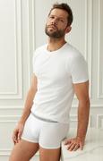 Koszulki męskie - Koszulka PC BARCELLONA, Kolor biały, Rozmiar M, Pierre Cardin - Primodo.com - miniaturka - grafika 1