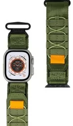 Bizon Sportowy pasek do zegarka Strap Watch Adventure do Apple Watch 42/44/45/49 mm, khaki - Akcesoria do smartwatchy - miniaturka - grafika 1