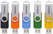 Pendrive - Intenso Office Line 16GB USB Stick 3.2 Multipack x5 bunt 3543575 - miniaturka - grafika 1