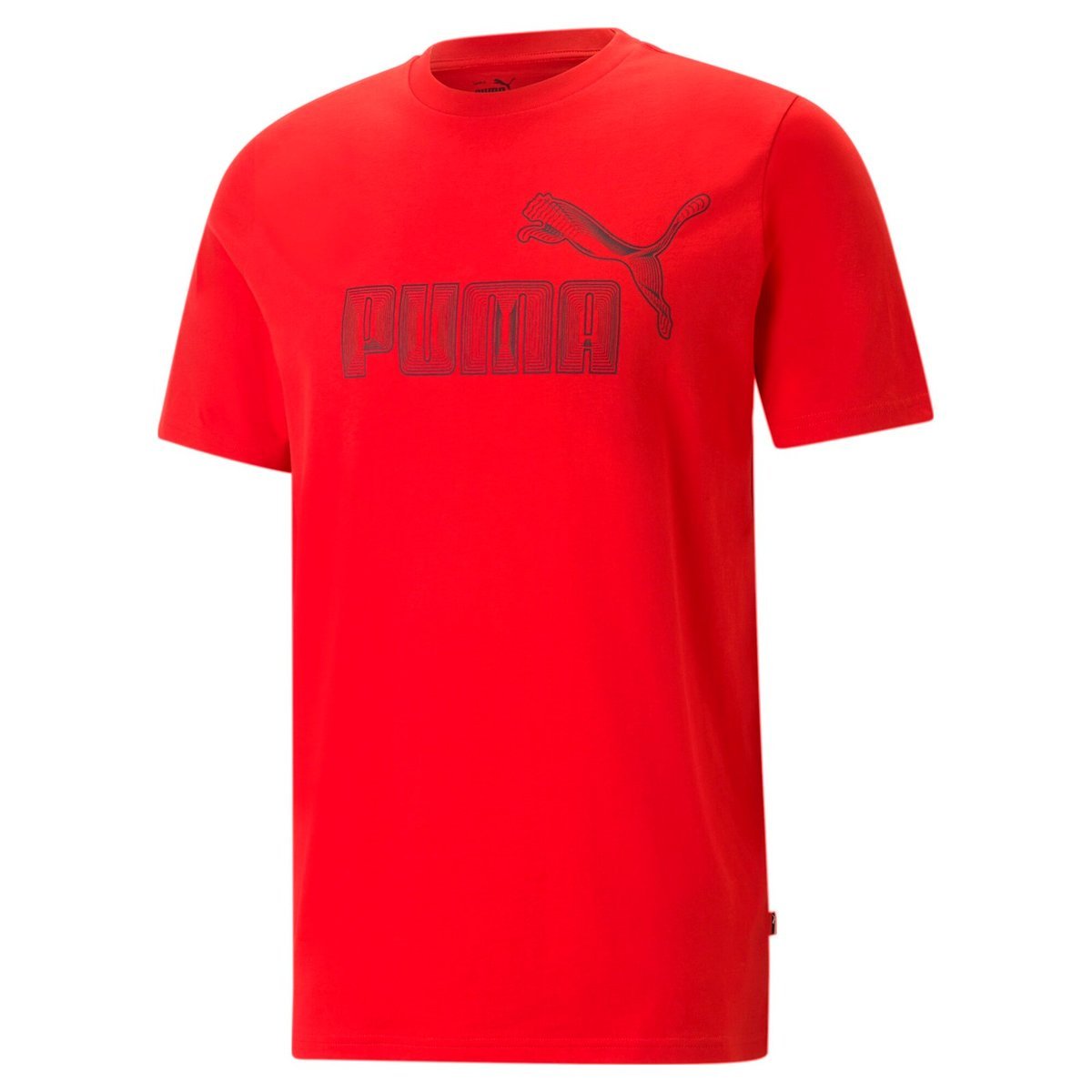 Koszulka męska Puma GRAPHIC NO. 1 LOGO czerwona 67447311-L